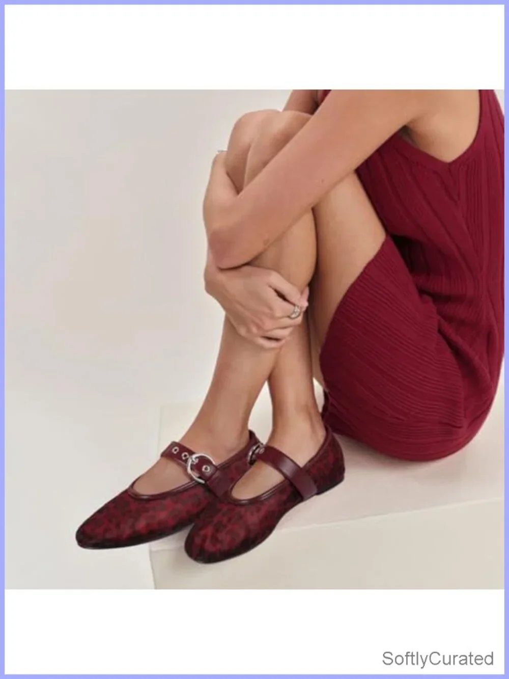 Mesh Ballet Flats Round Toe Mary Jane Shoes